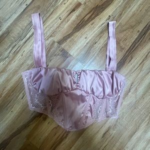 Urban Outfitters Satin Corset Top size small